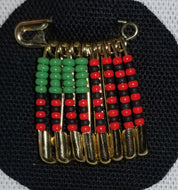 African-American Flag Pin (Gold)