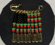 African-American Flag Pin 2.0 (Gold)