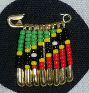 St. Kitts and Nevis Flag Pin (Gold)